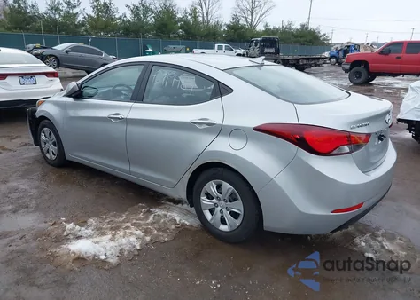 2016 Hyundai Elantra Se from USA, damaged, VIN 5NPDH4AE0GH719533